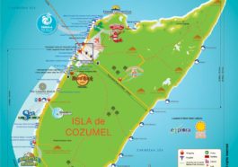 Map of Isla Cozumel